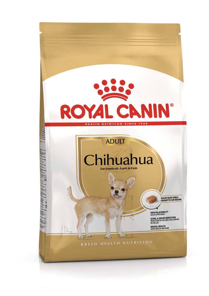 Royal Canin Chihuahua Adult dry dog food bag, front of pack