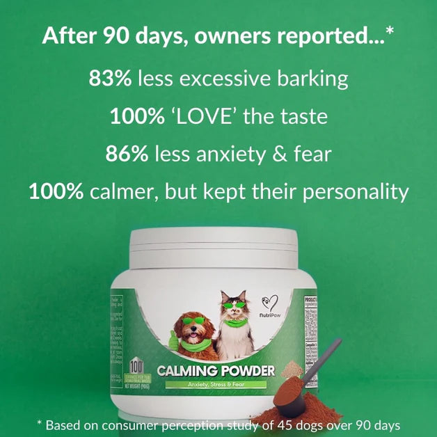 Nutripaw Calming meal topper for stress, anxiety & fear for cats and dogs