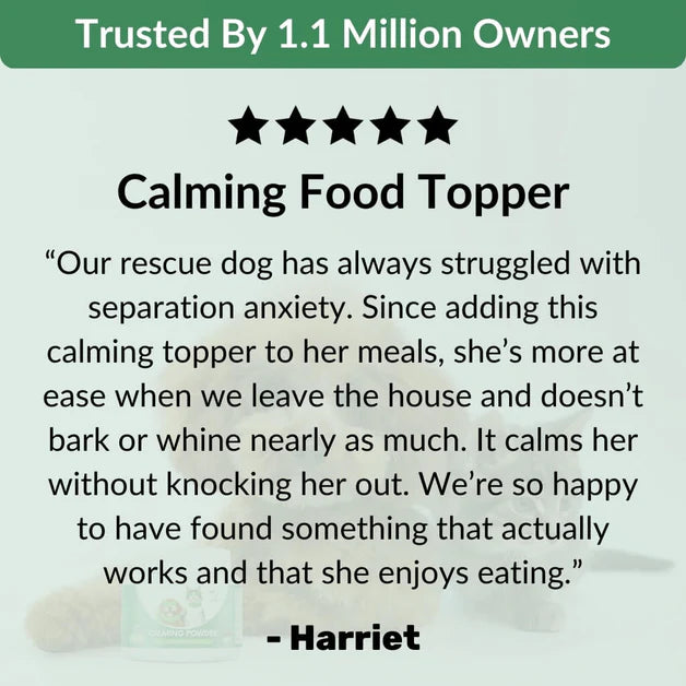 Nutripaw Calming meal topper for stress, anxiety & fear for cats and dogs