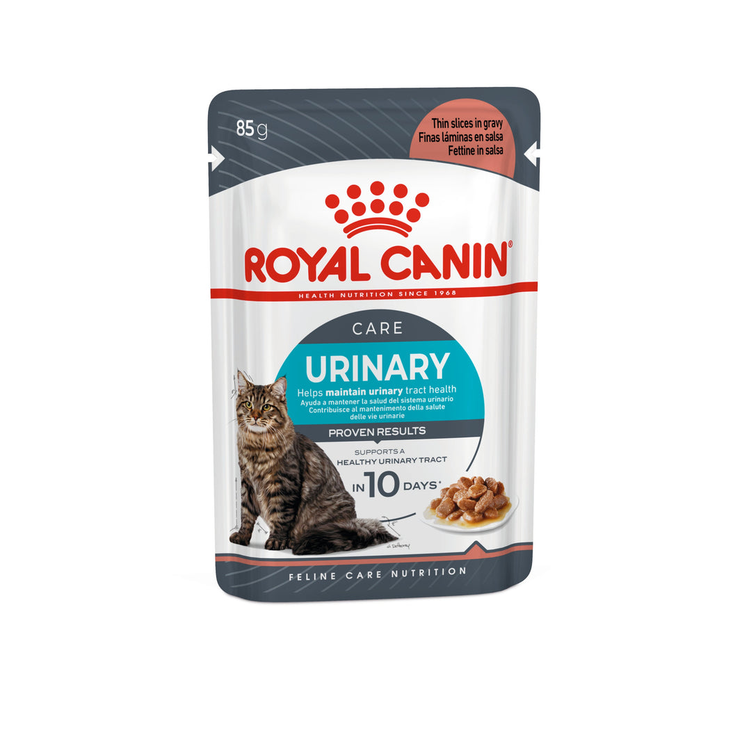 Royal Canin Urinary Care thin slices in gravy 85g pouch, front of pack