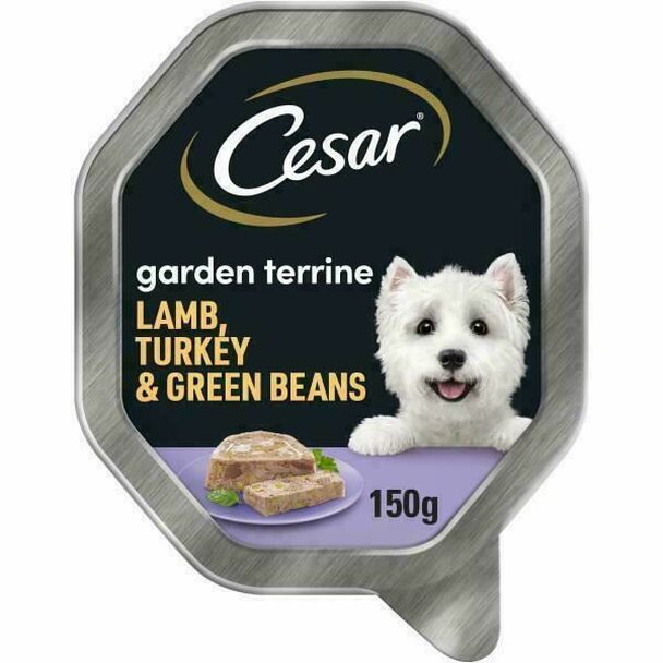 Cesar Foil Lamb/Turkey Dog Food 150G
