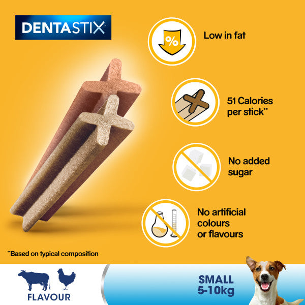 PEDIGREE DentaStix Daily Dental Chews Small Dog 70 Sticks - PetWorld