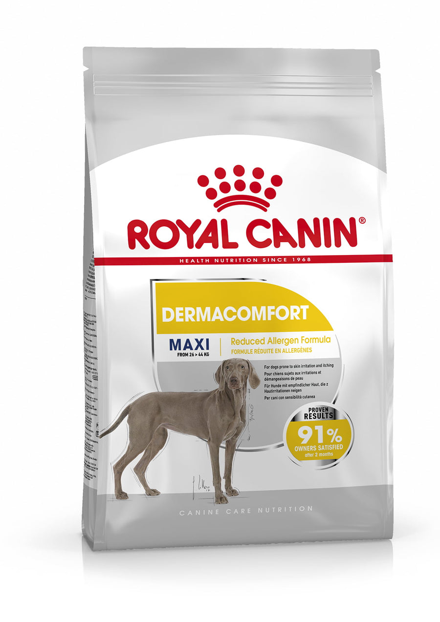 Royal Canin Maxi Dermacomfort Dog Food 12kg - PetWorld