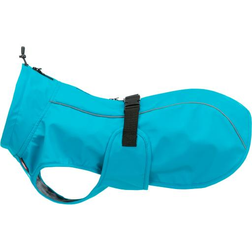 Trixie Waterproof Vimy Turquoise Raincoat for Dogs 25cm