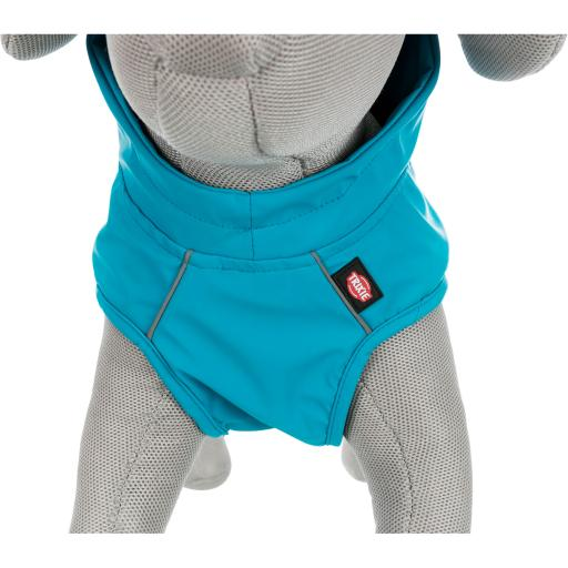 Trixie Waterproof Vimy Turquoise Raincoat for Dogs 25cm