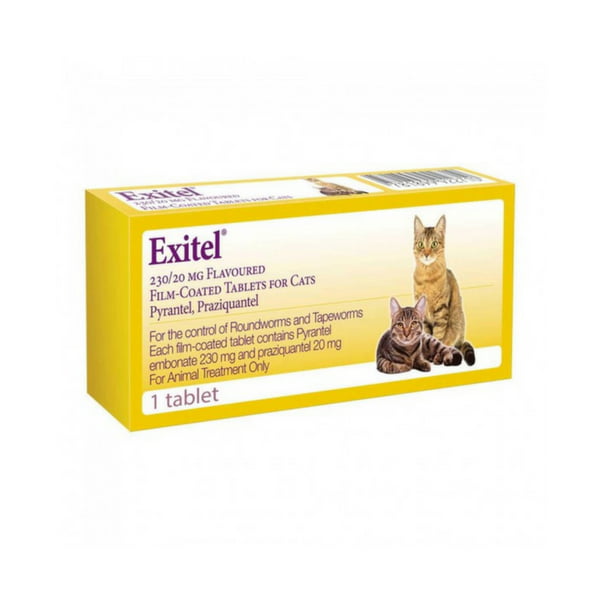 Exitel Plus Flavoured Cat Worming Tablets