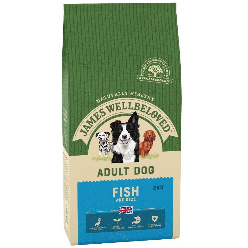 James Wellbeloved Adult Fish & Rice dog food 2kg