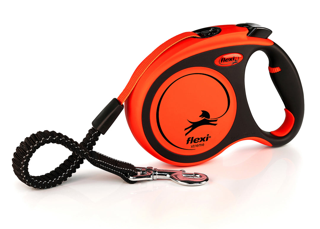 Flexi Xtreme L Tape 5m extendable dog lead for dogs up to 65kg