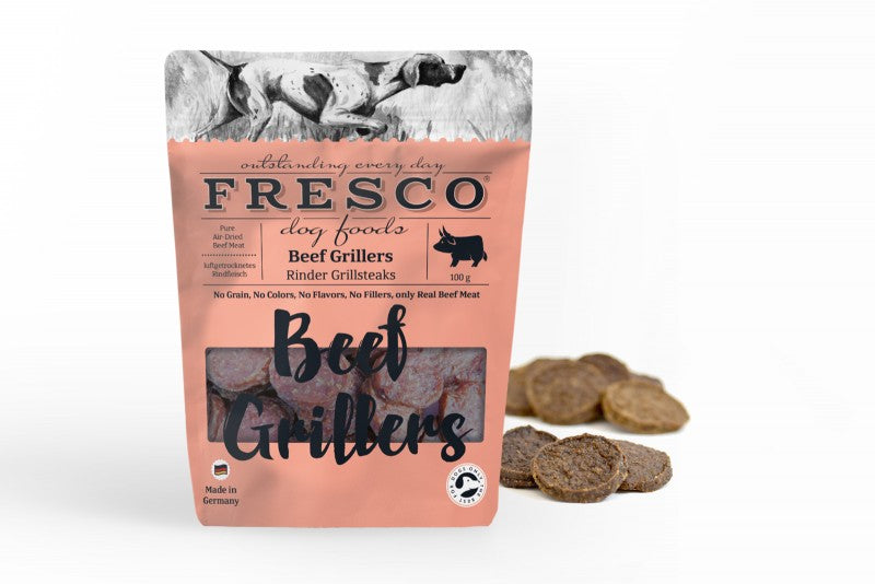 fresco beef grillers dog treats