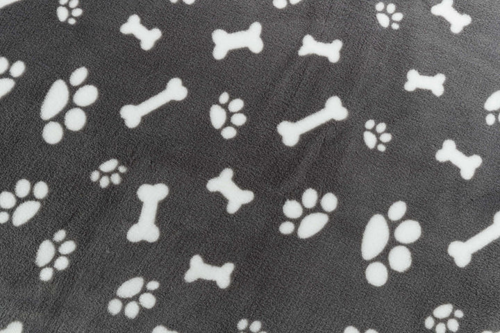 Kenny Plush Dog Blanket (Grey) 150 x 100cm