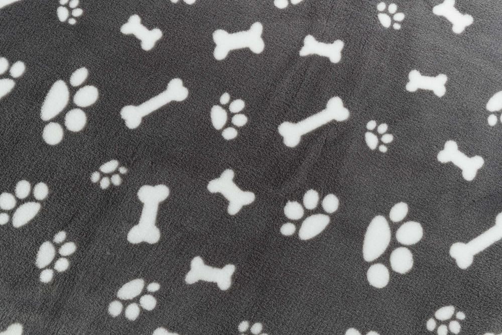 Kenny Plush Dog Blanket (Grey) 150 x 100cm - PetWorld