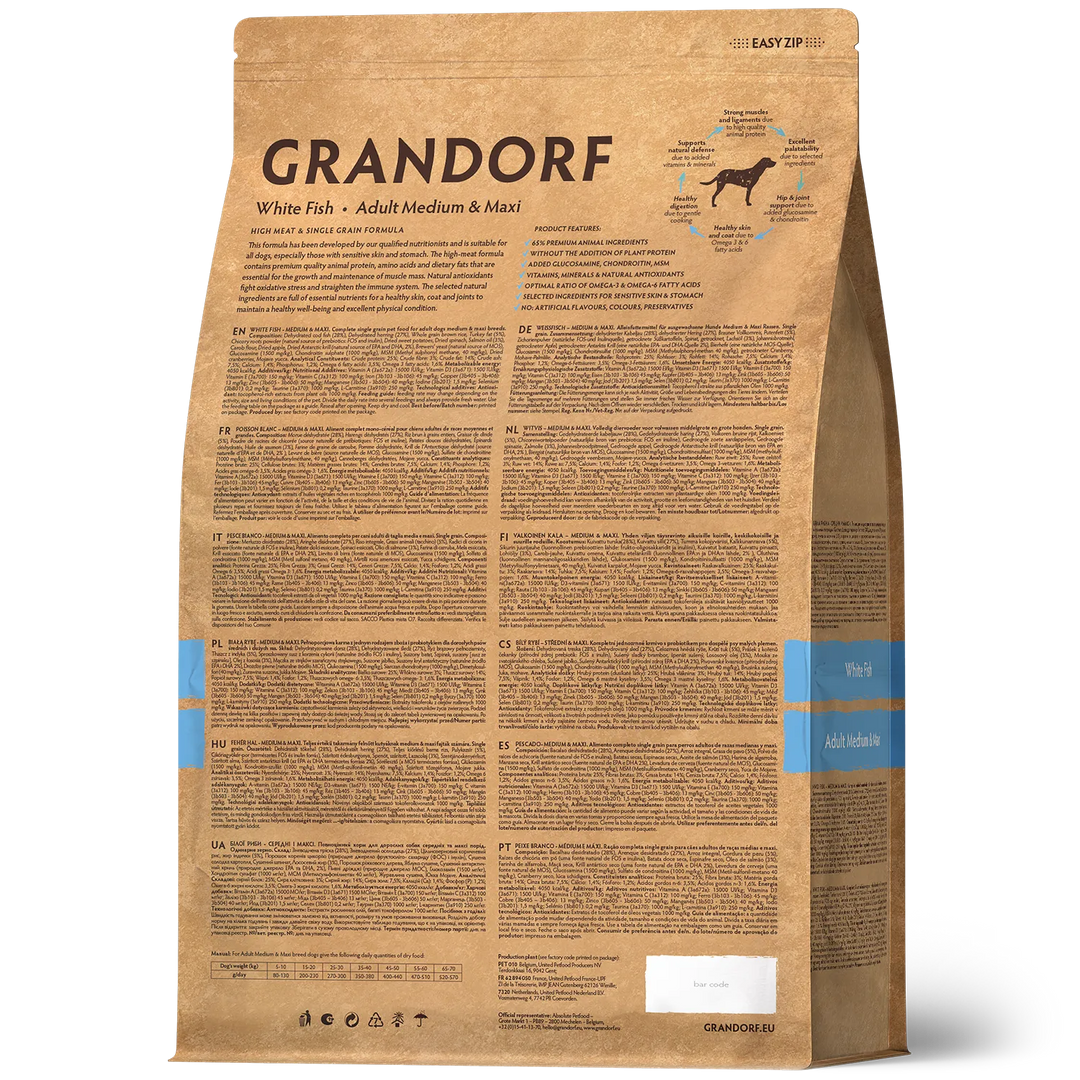 Grandorf Whitefish For Adult Dogs