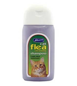 JOHNSONS CAT FLEA CLEANSING SHAMPOO 125ML