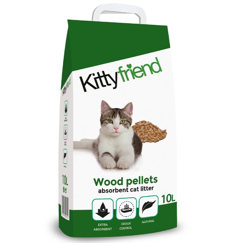 KITTYFRIEND Wood Pellets Litter 10L