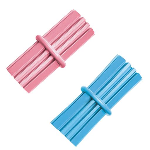 kong puppy teething sticks pink and blue