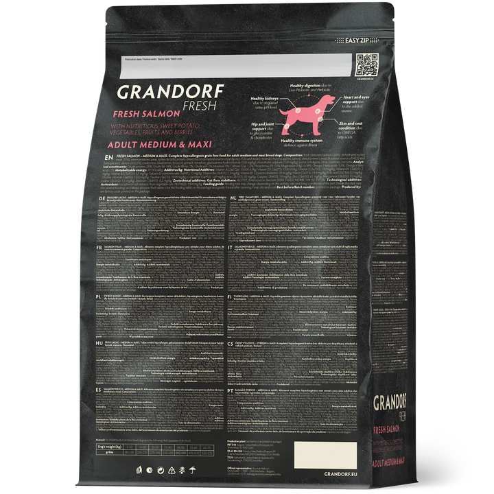 Grandorf Grain Free Salmon For Medium and Maxi Breeds