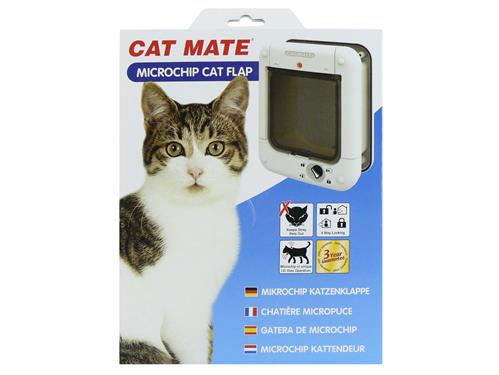 Microchip Cat Flap White