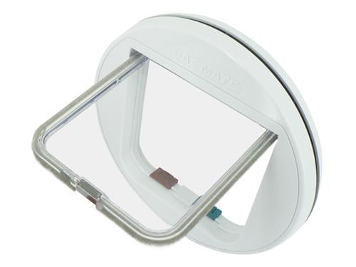 Glass Fitting 4-Way Cat Flap