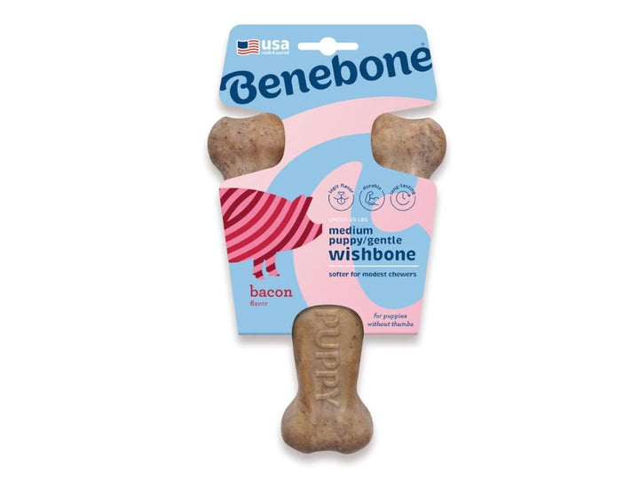 Benebone Puppy Wishbone Bacon