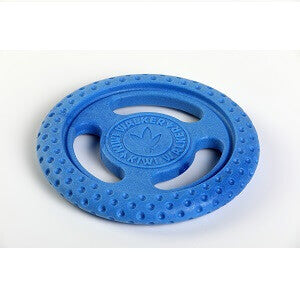 Kiwi Walker Mini Blue Frisbee Latex Dog Toy