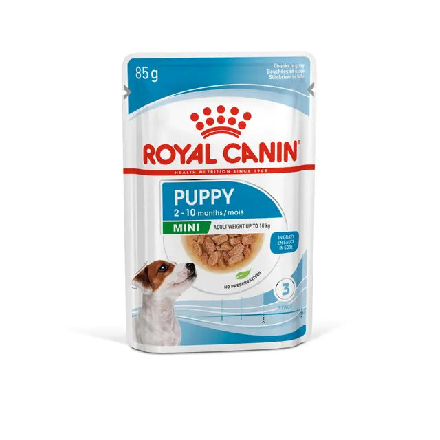 Royal Canin Puppy food pouch for mini dogs