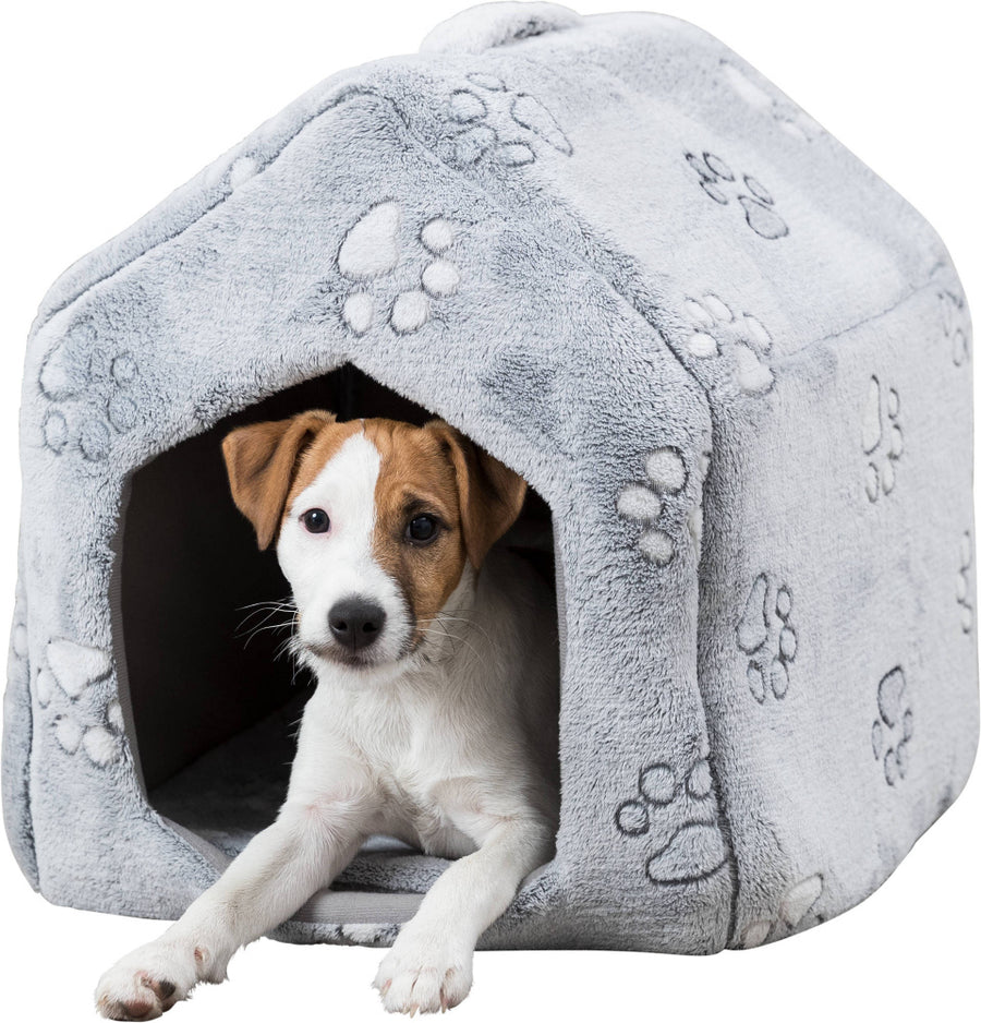 Nando Pet Cave for Cats Dogs 40 x 45 x 40 cm – Light Grey