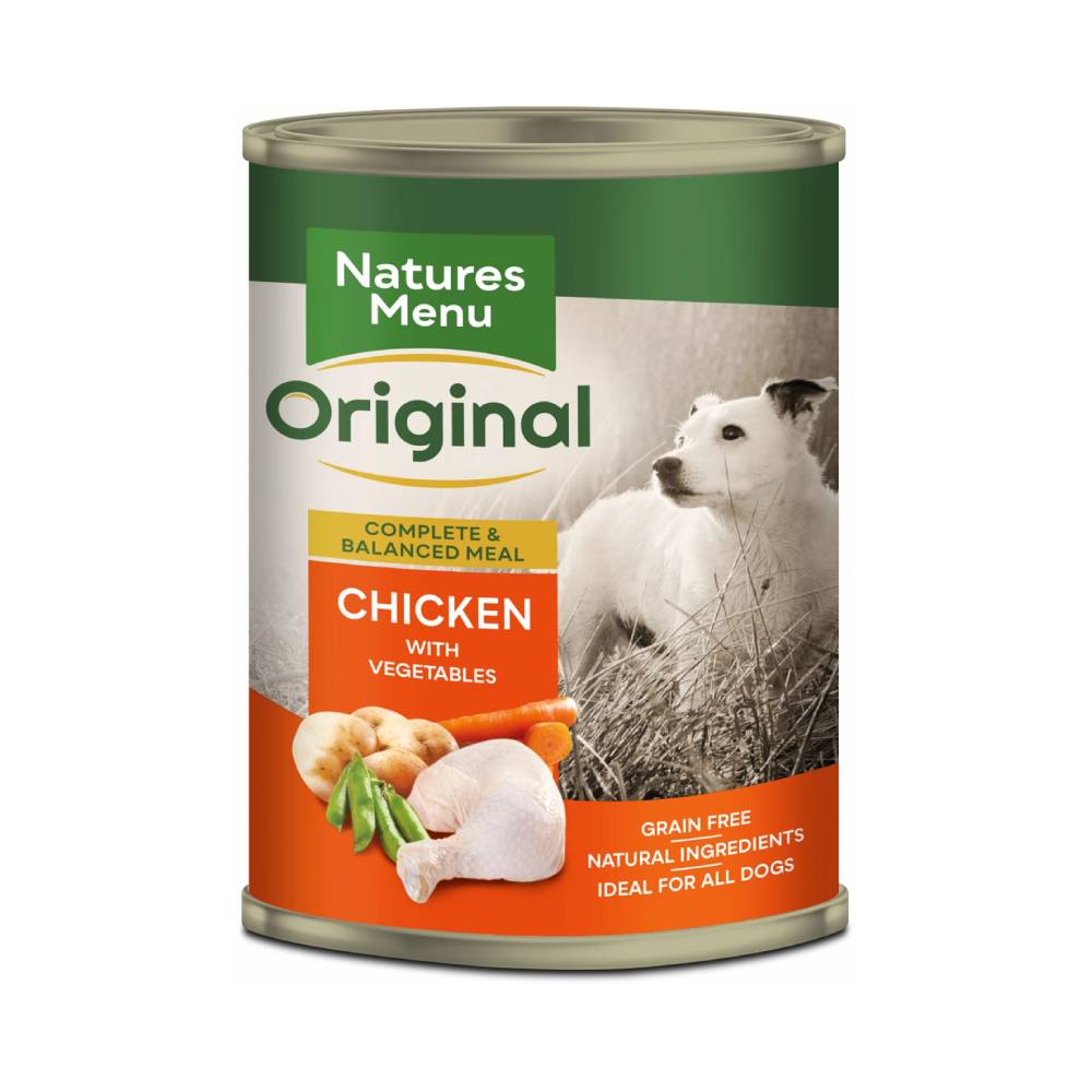 natures menu chicken wet dog food