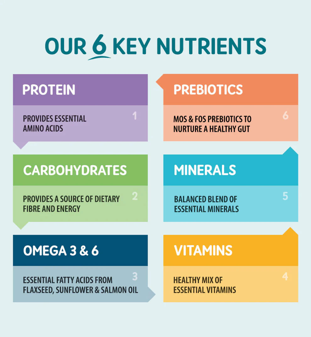 Grain-free dog food with Omega-rich oils and natural ingredients

