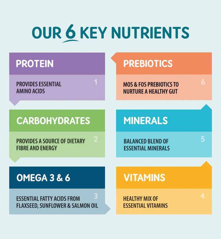 Grain-free dog food with Omega-rich oils and natural ingredients

