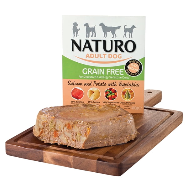 Naturo Grain Free Salmon & Potato with Vegetables 400g