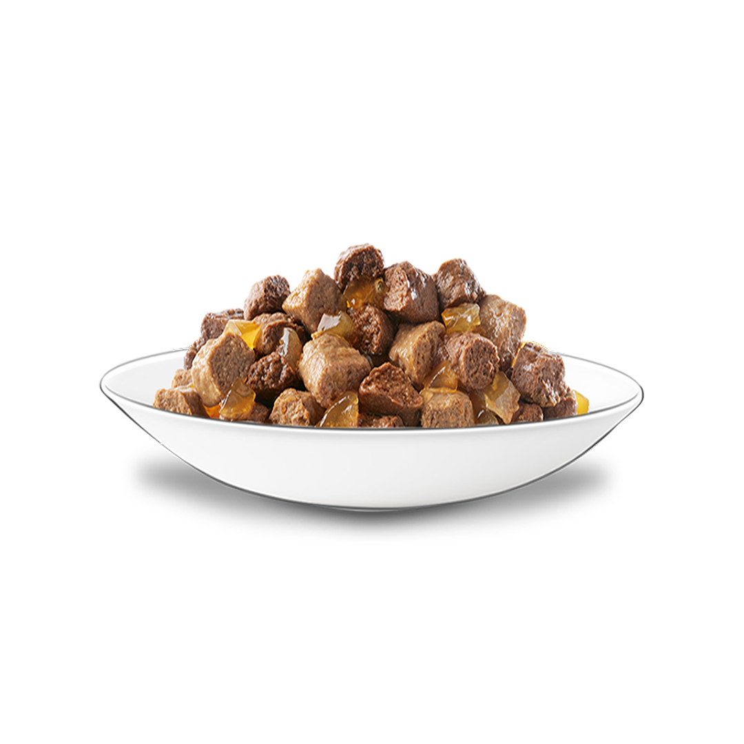 Felix Original Mixed Selection in Jelly chunks served in a white bowl