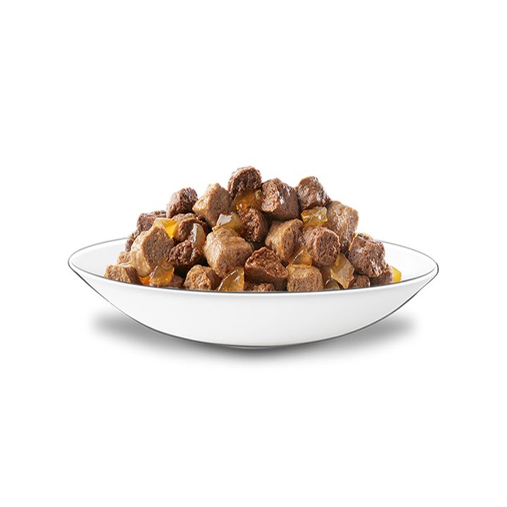 Felix Original steam cooked chunks in jelly served in a bowl
