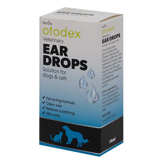 otodex ear drops for dogs cats