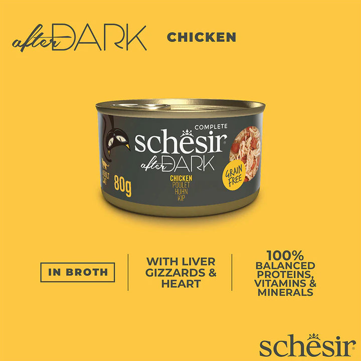 Schesir After Dark Chicken Fillets 80g
