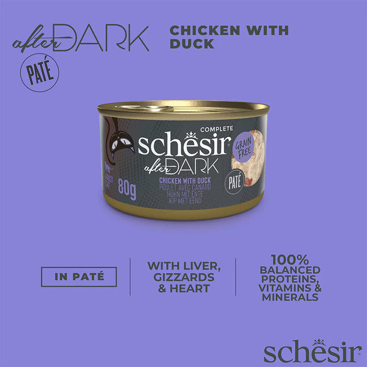 Schesir After Dark Chicken/Duck Fillet 80g