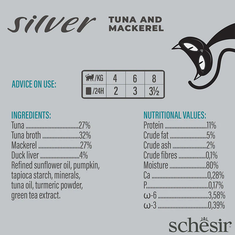 Schesir Sliver Tuna/Mackerel 70g