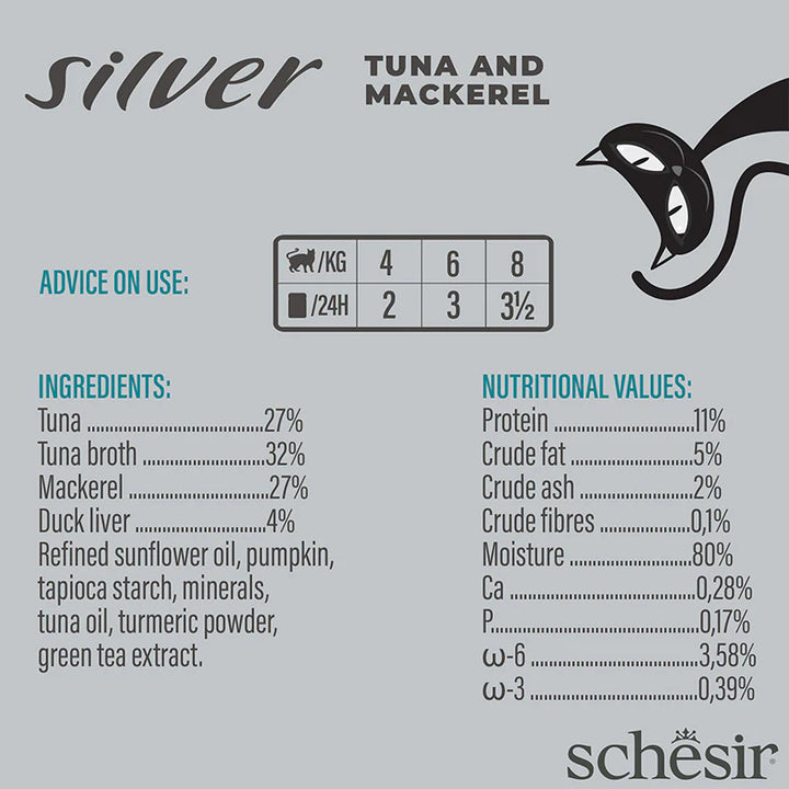 Schesir Sliver Tuna/Mackerel 70g