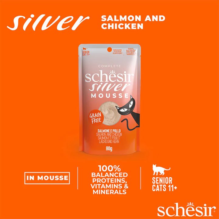 Schesir Sliver Mousse Salmon 80g