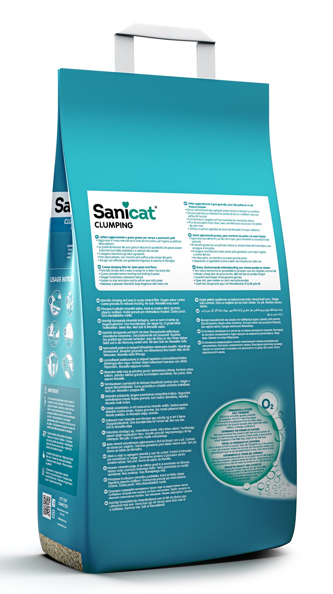 Sanicat Clumping Litter – Marseille Soap Scent 10L