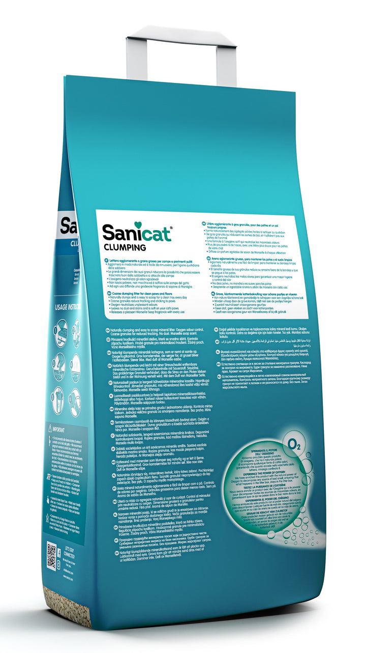 Sanicat Clumping Litter – Marseille Soap Scent 10L