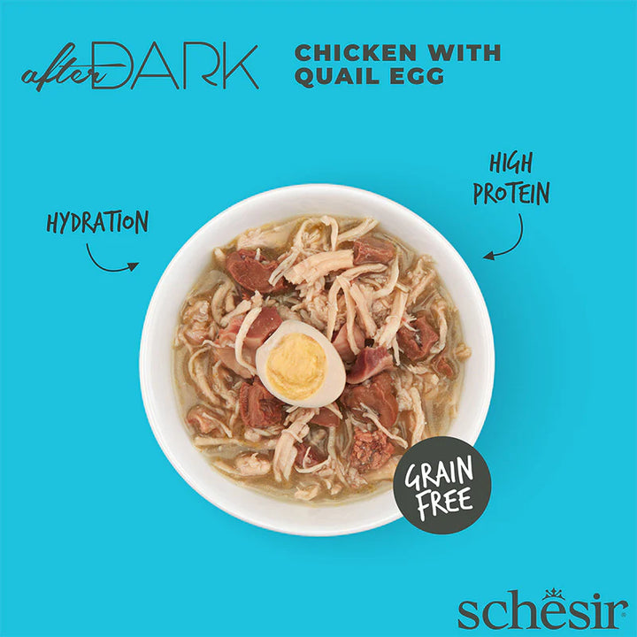 Schesir After Dark Chicken/Egg Fillet 80g
