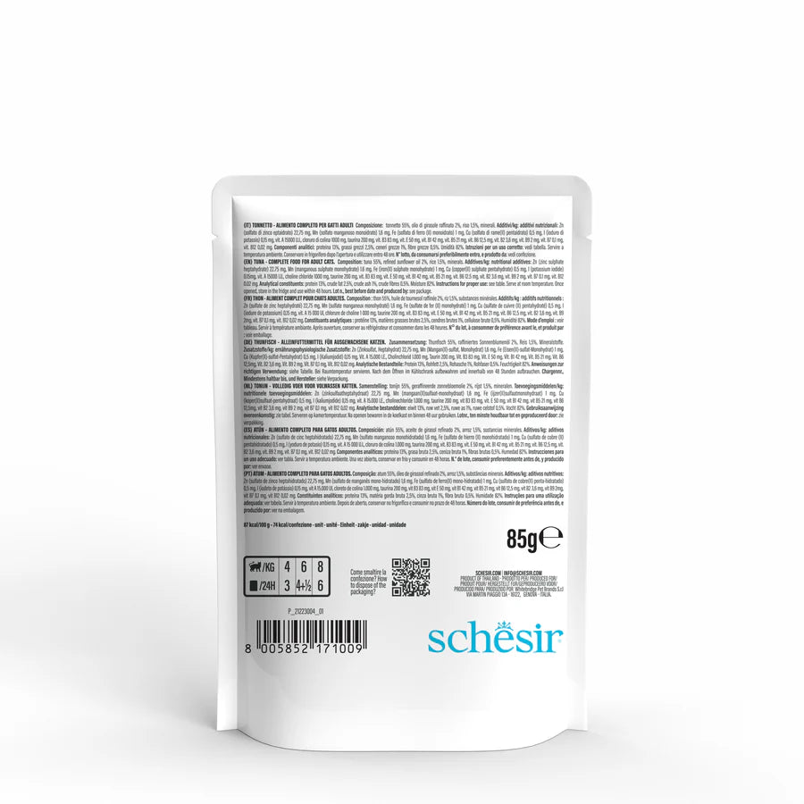 Schesir Tuna Jelly Pouch 85g