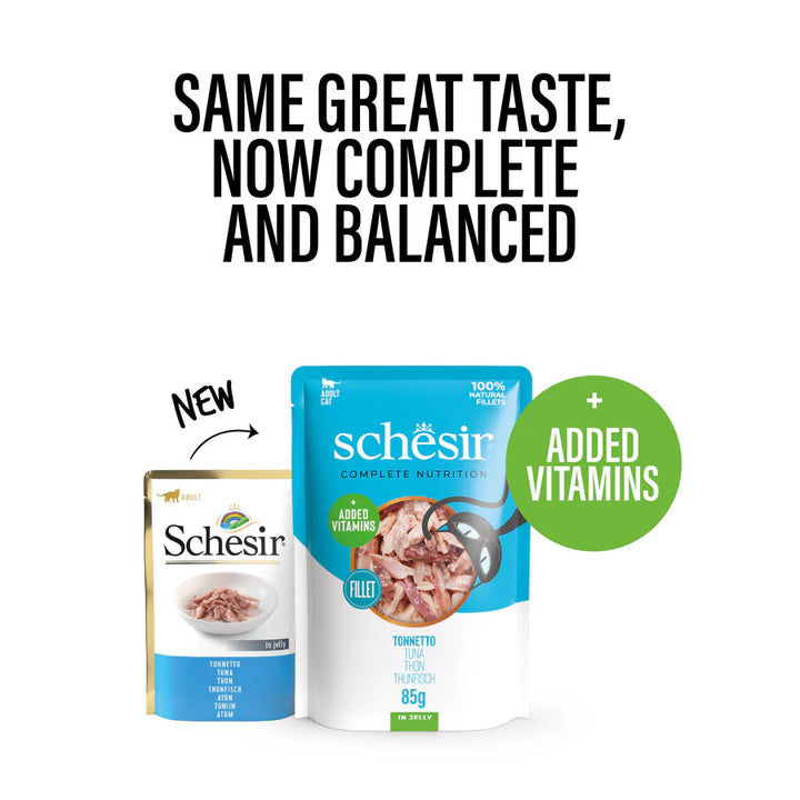 Schesir Tuna Jelly Pouch 85g