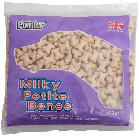 Pointer Milky Petite Bones 400g