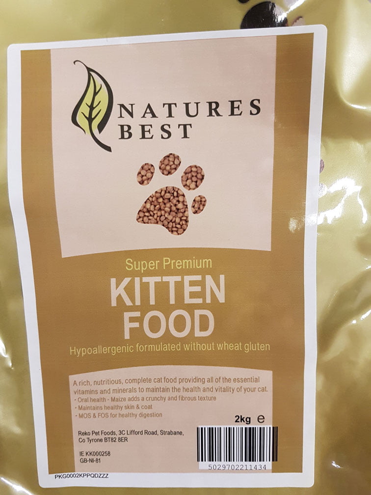 Wheat Free Kitten Food by Natures Best