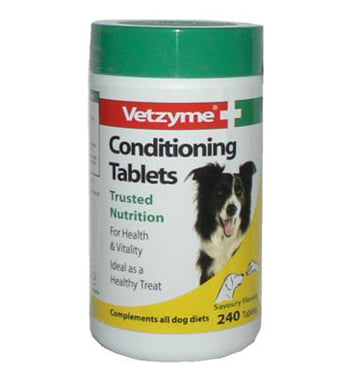 VETZYME DOG CONDITIONING TABLETS 240'S