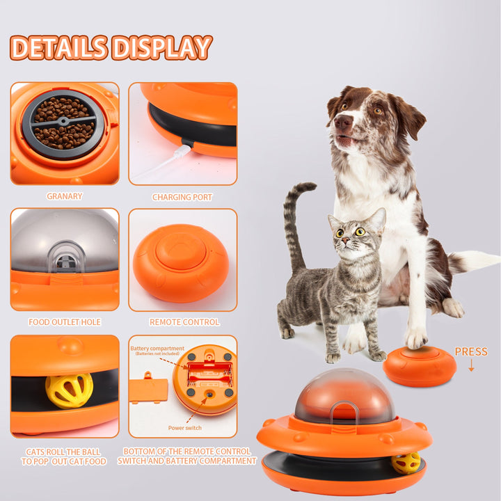 PawGuard T02B toy dispensing treats during play