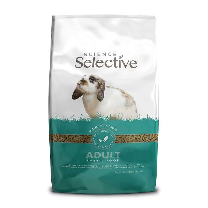 Supreme Science Selective Adult Rabbit Food 1.5kg bag, front of pack
