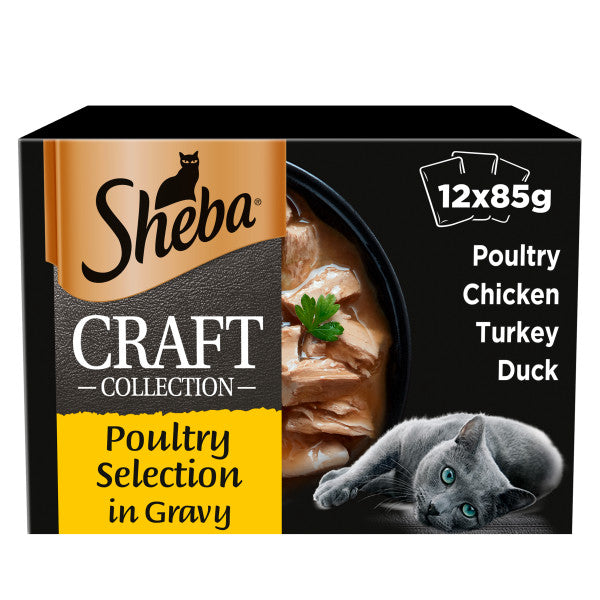 sheba craft poultry selection in gravy