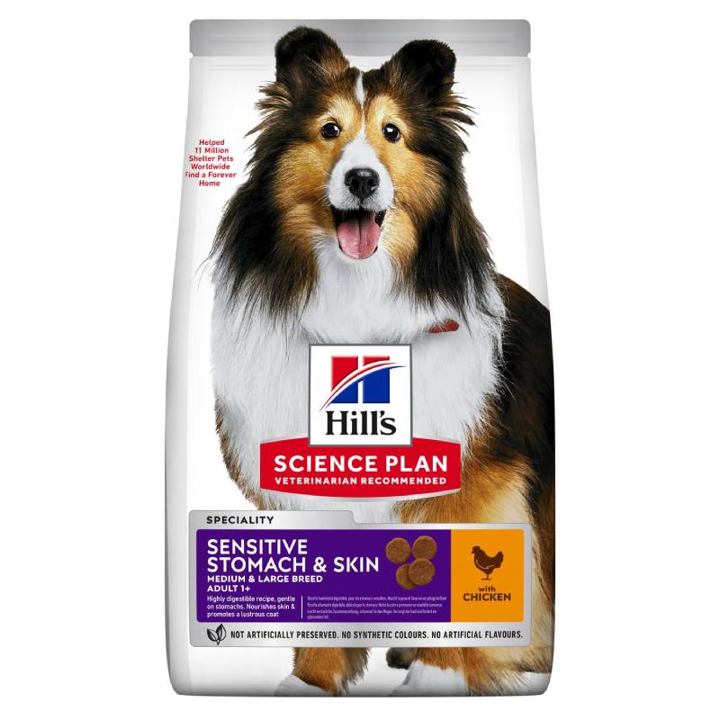 HILL'S SCIENCE PLAN Sensitive Stomach & Skin Medium Adult Dog Food with Chicken